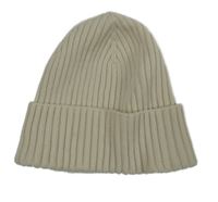 Dámská smetanová žebrovaná čepice H&M