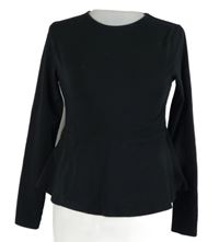 Dámské černé peplum triko Asos 