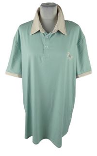 Pánské světlemodré sportovní polo tričko