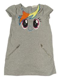 Šedé teplákové šaty s My little pony H&M