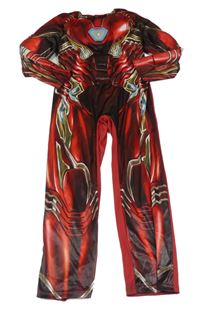 Kostým- červeno-černý overal- Iron Man Marvel