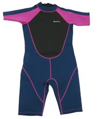 Černo-modro-růžový neopren s logem Mountain Warehouse