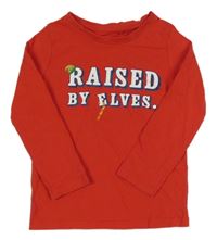 Červené triko s nápisem Next