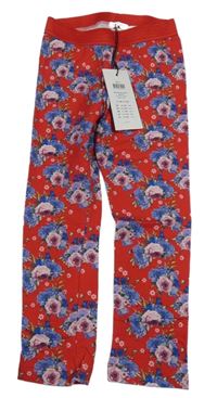 Nové - čevené květinové tregíny Name it