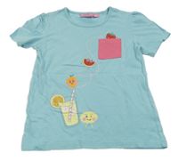 Modré tričko s obrázkem Impidimpi