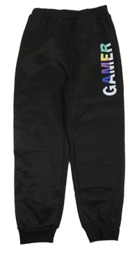 Černé tepláky GAMER 