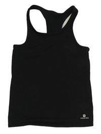 Černý sportovní top Domyos