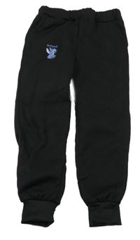 Černé tepláky se Stitchem 