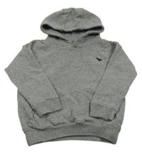 Šedá mikina s dinem a kapucí Next