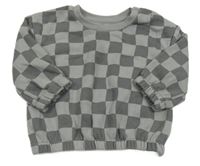 Šedá kostkovaná mikina Primark