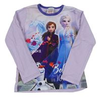 Levandulové triko s Frozen Disney