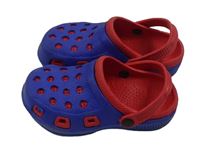 Modro-růžové gumové nazouváky vel.30
