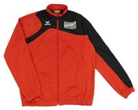 Nové - Červeno-černá sportovní propínací mikina s nápisem Erima 