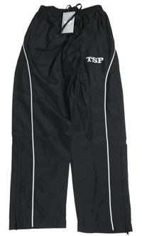 Nové - Černé šusťákové sportovní kalhoty TSP