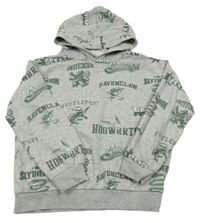 Šedá melírovaná mikina Harry Potter s kapucí H&M