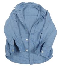 Modrá riflová košile 