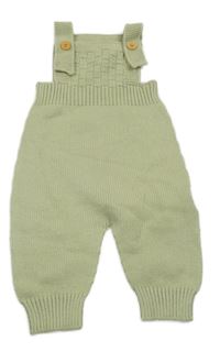 Nové - Khaki laclové pletené kalhoty Shein