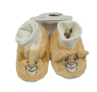 Nové - Béžové chlupaté capáčky se Simbou Primark vel. 21