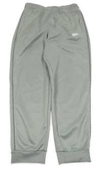 Šedé sportovní kalhoty s logem Nike