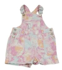 Barevné vzorované laclové riflové kraťasy George 