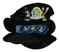 Kostým - Černý plyšový klobouk s Mickeym Disneyland