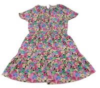 Barevné květované šaty Only