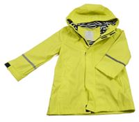 Citronová nepromokavá jarní parka s kapucí Kiki&Koko