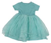 Mátové šaty s tylovou sukní H&M