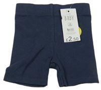 Nové - Tmavomodré legínové kraťasy George 
