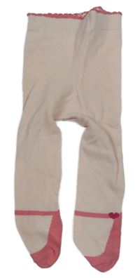 Světlerůžové punčocháče 