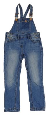 Modré laclové rifle s prošoupáním Next