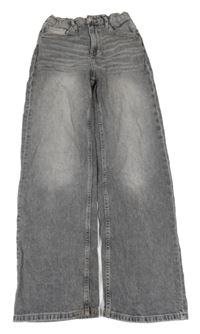 Šedé wide leg rifle H&M