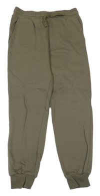 Khaki cuff tepláky H&M