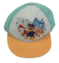 Bílo-mátovo-světleoranžová kšiltovka s PAW PATROL H&M