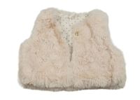 Světlerůžové kožešinové podšité bolérko zn. H&M