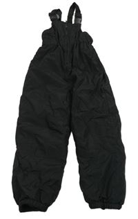 Černé šusťákové zimní oteplovačky Kiki&Koko