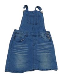 Modrá tepláková riflová laclová sukně miss e-vie