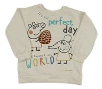 Smetanová mikina s Peppa Pig George