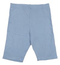 Světlemodré legínové kraťasy H&M