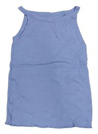 Světlemodrý žebrovaný top F&F