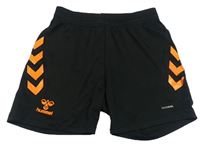 Černé sportovní funkční kraťasy Hummel