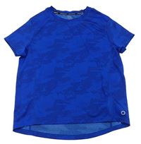Safírové army sportovní tričko M&S