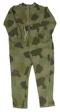 Khaki army teplákový kalhotový overal George
