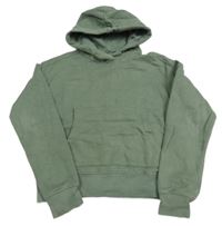 Khaki crop mikina s kapucí C&A