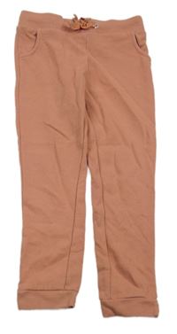 Starorůžové třpytivé tepláky Topolino