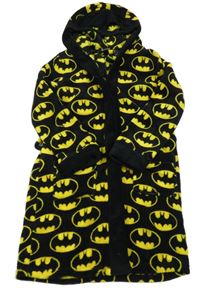 Černý chlupatý župan s netopýry a kapucí - Batman Rebel