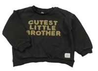 Černá mikina s nápisem F&F