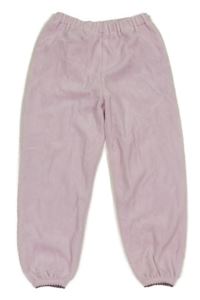 Světlerůžové sametové tepláky