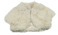 Krémové kožešinové podšité bolerko M&S
