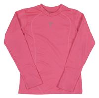Neonově růžové sportovní triko